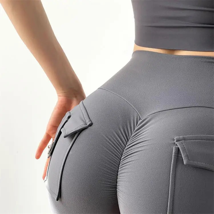 KiKis High Waisted Cycling Shorts Women with Pockets
