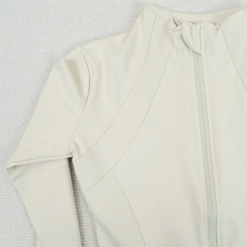 Women's Fleece Yoga Jacket - Cozy & Stretchy