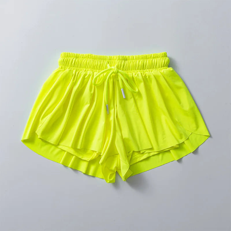 KiKis Yoga Running Skirt Shorts for Women with Pocket
