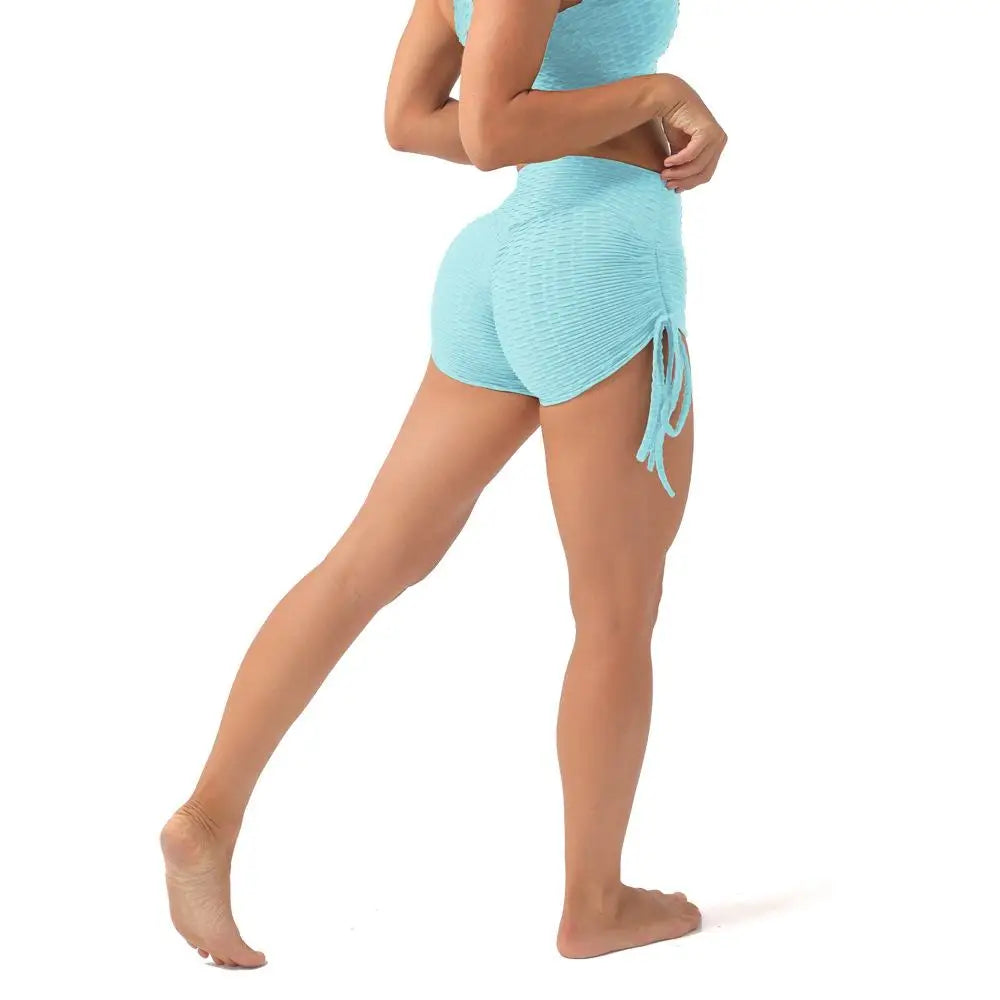 KiKis Push Up Sport Shorts Women - Textured High Waist