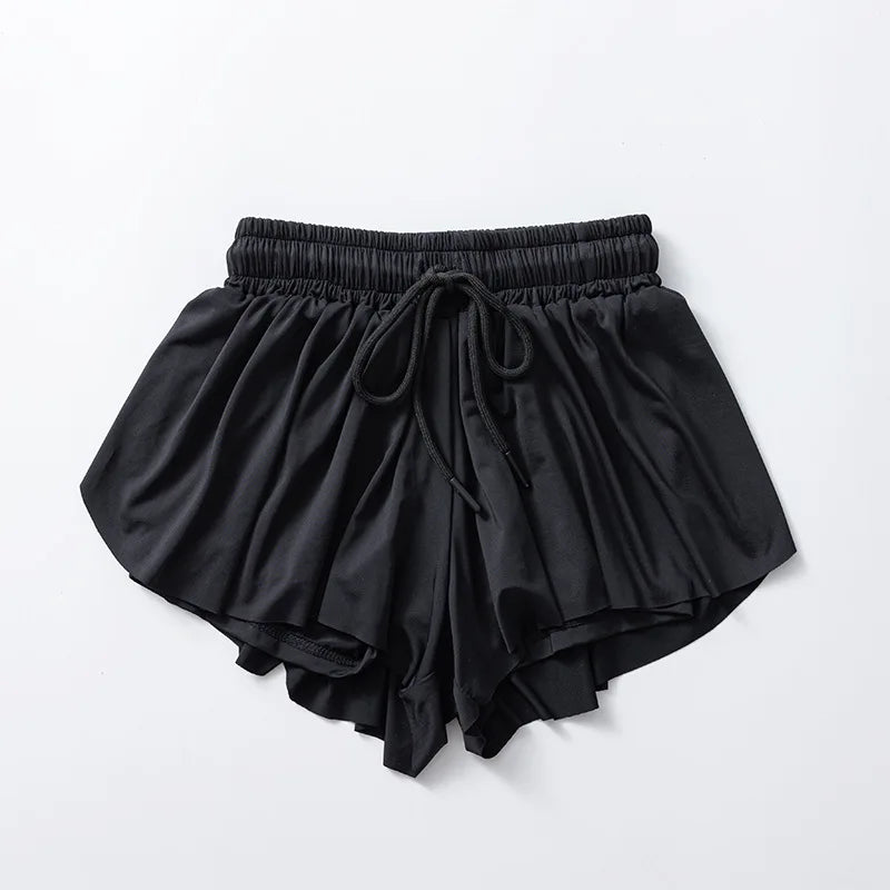 KiKis Yoga Running Skirt Shorts for Women with Pocket