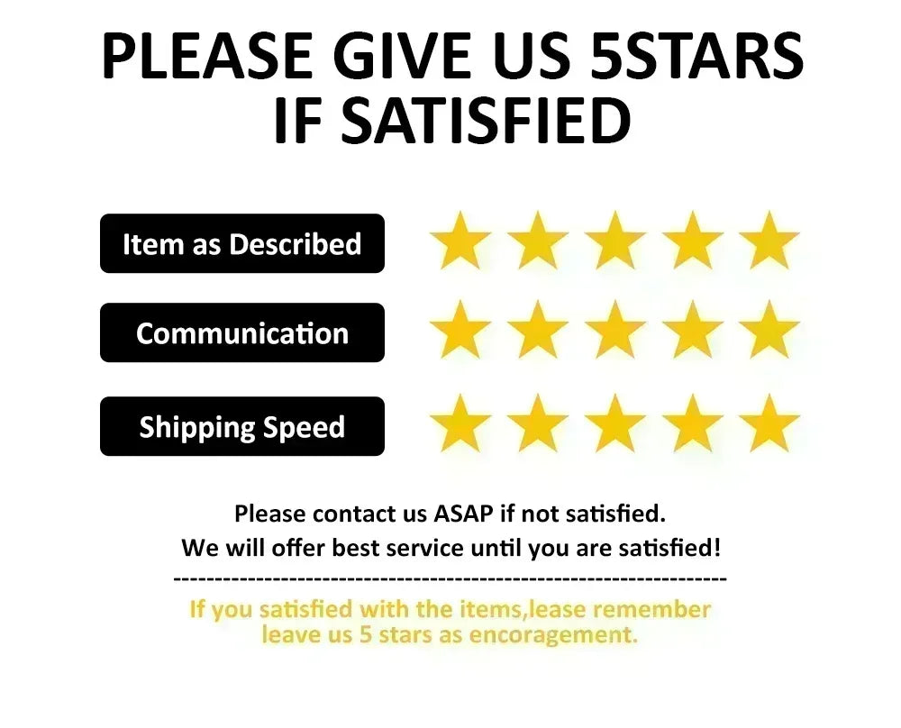 Customer satisfaction request with five-star ratings for women's seamless gym set quality and service