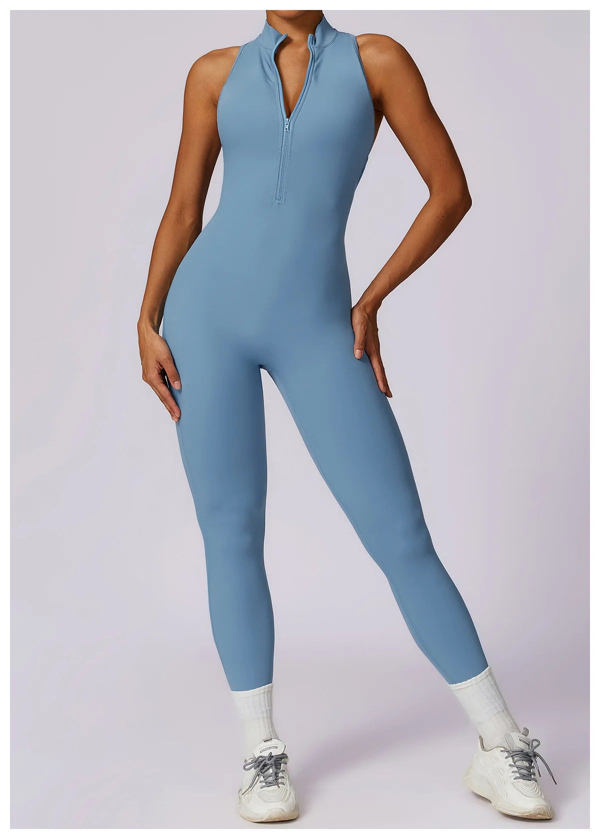 V Back One-Piece Yoga Suit for Women