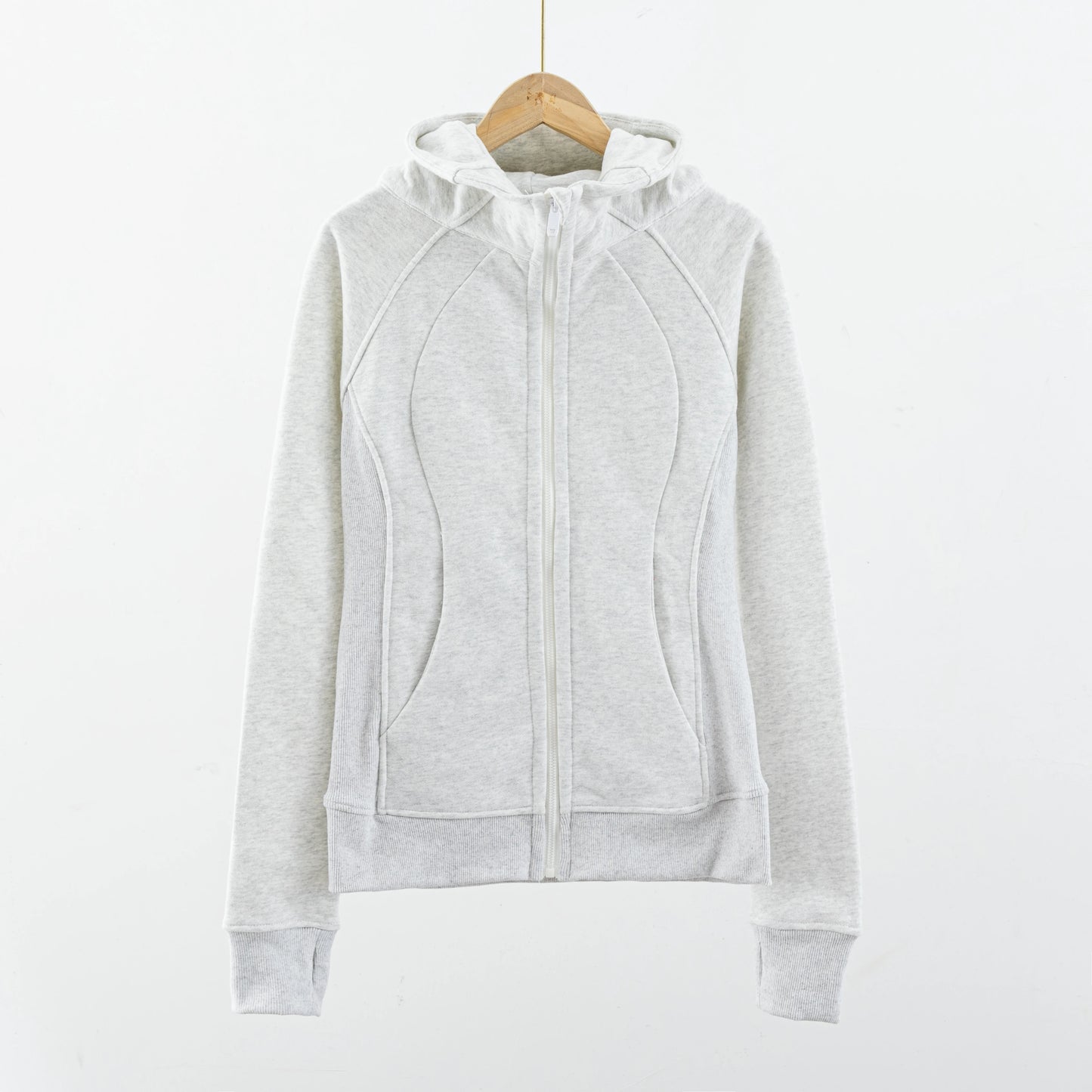 Women's Running Zip Up Hoodie with Windproof Collar