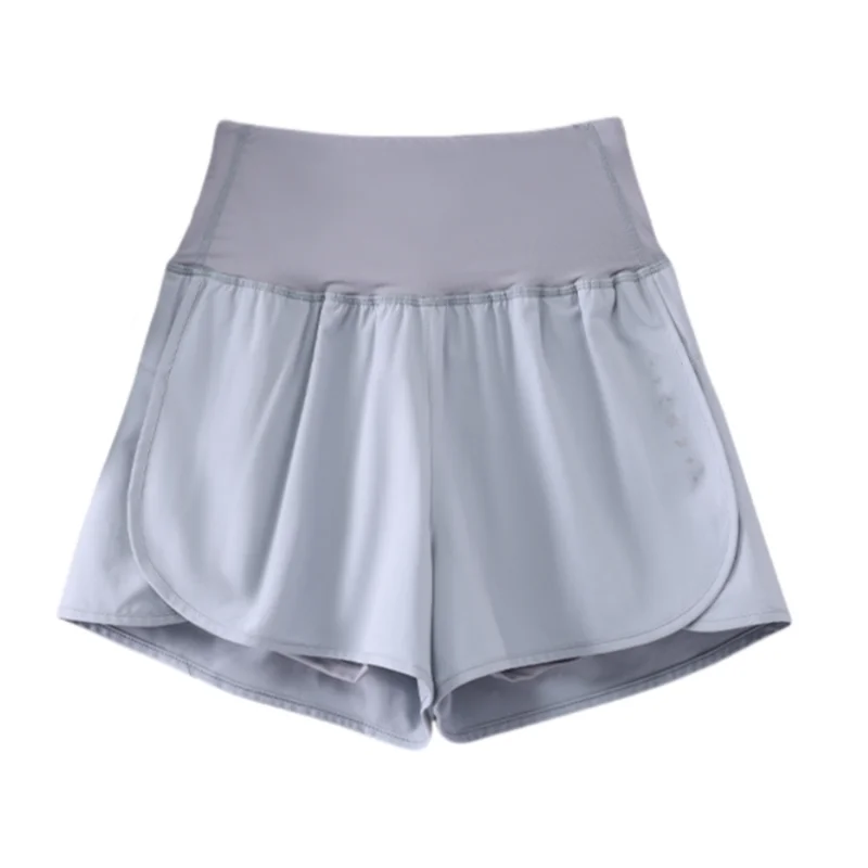 DRUR Women Yoga Shorts High Waist Double Layer Running Gym Shorts With Pocket Summer Sportswear Fitness Clothes Jogger Short New