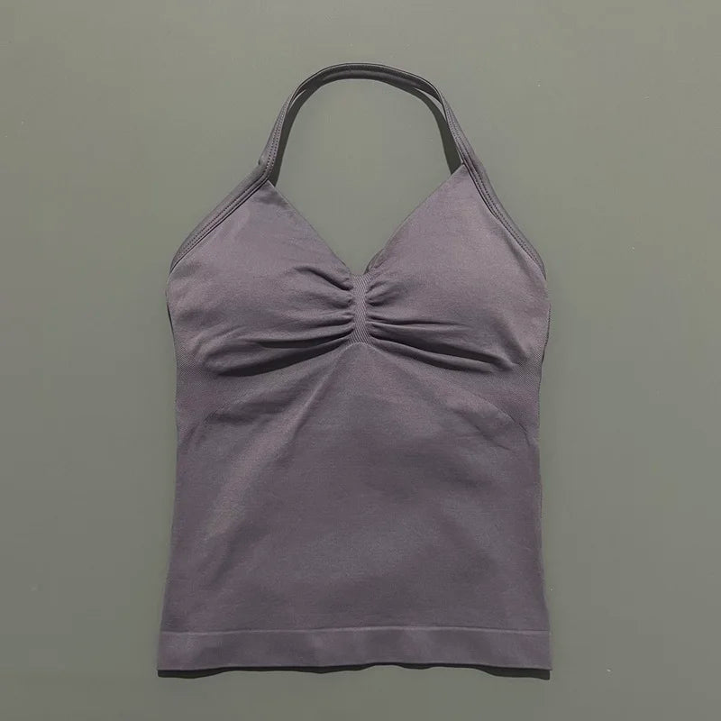 Open Back Yoga Tank Top for Women - Comfortable & Stylish