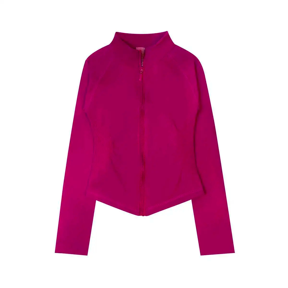 Seamless Zip Workout Jacket for Women – Slim Fit
