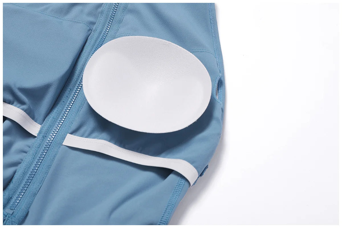 V Back One-Piece Yoga Suit for Women