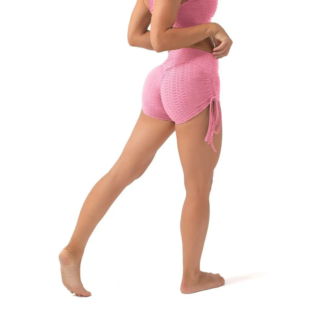KiKis Push Up Sport Shorts Women - Textured High Waist