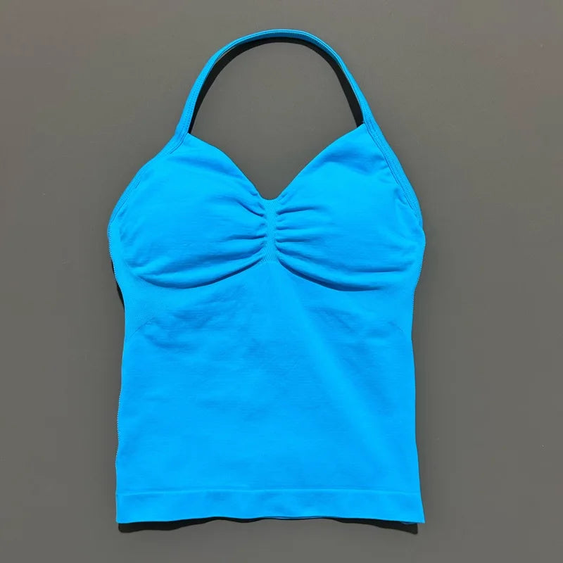 Open Back Yoga Tank Top for Women - Comfortable & Stylish