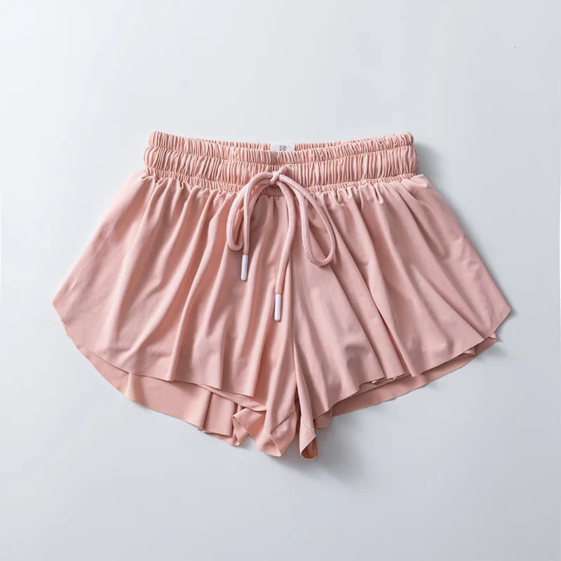 KiKis Yoga Running Skirt Shorts for Women with Pocket