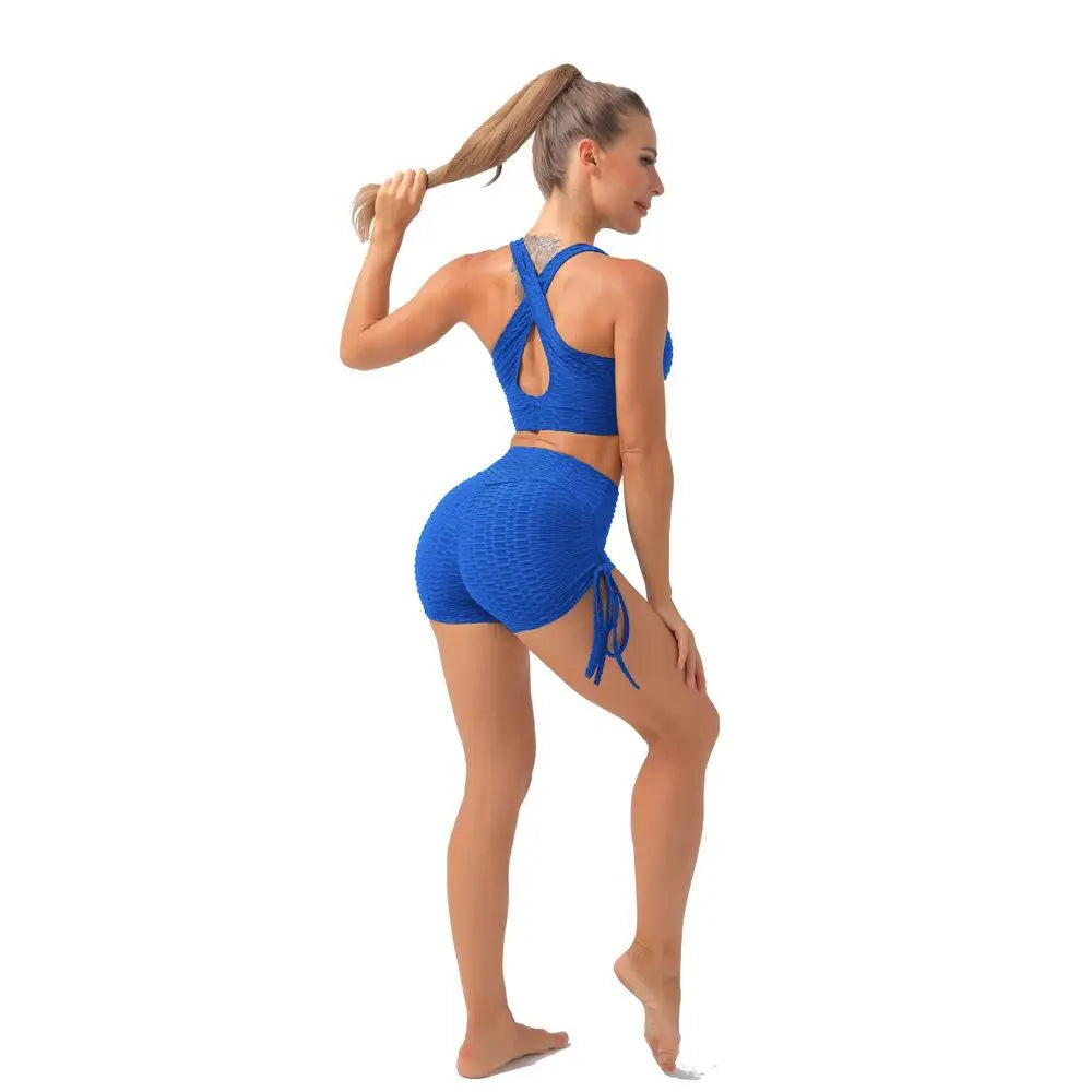 KiKis Push Up Sport Shorts Women - Textured High Waist