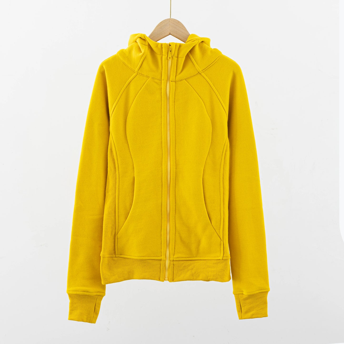 Women's Running Zip Up Hoodie with Windproof Collar