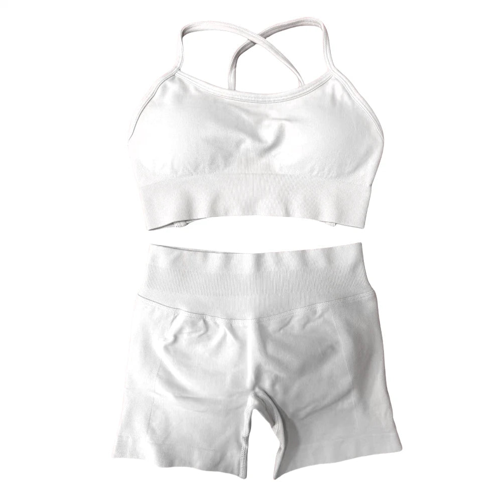 Women's Seamless Gym Set - Soft, Stretchy Activewear