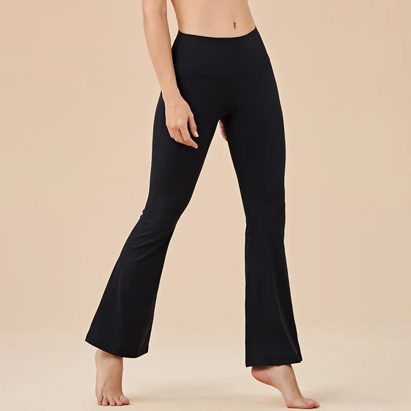 Womens Bell Bottom Yoga Pants – Stretch & Comfort