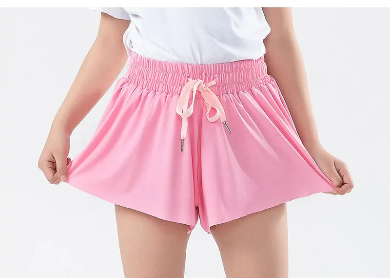 KiKis Yoga Running Skirt Shorts for Women with Pocket