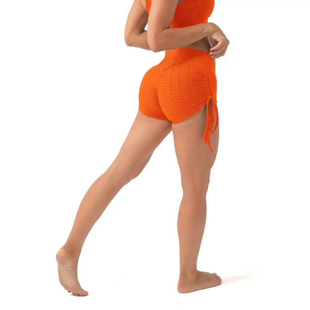 KiKis Push Up Sport Shorts Women - Textured High Waist