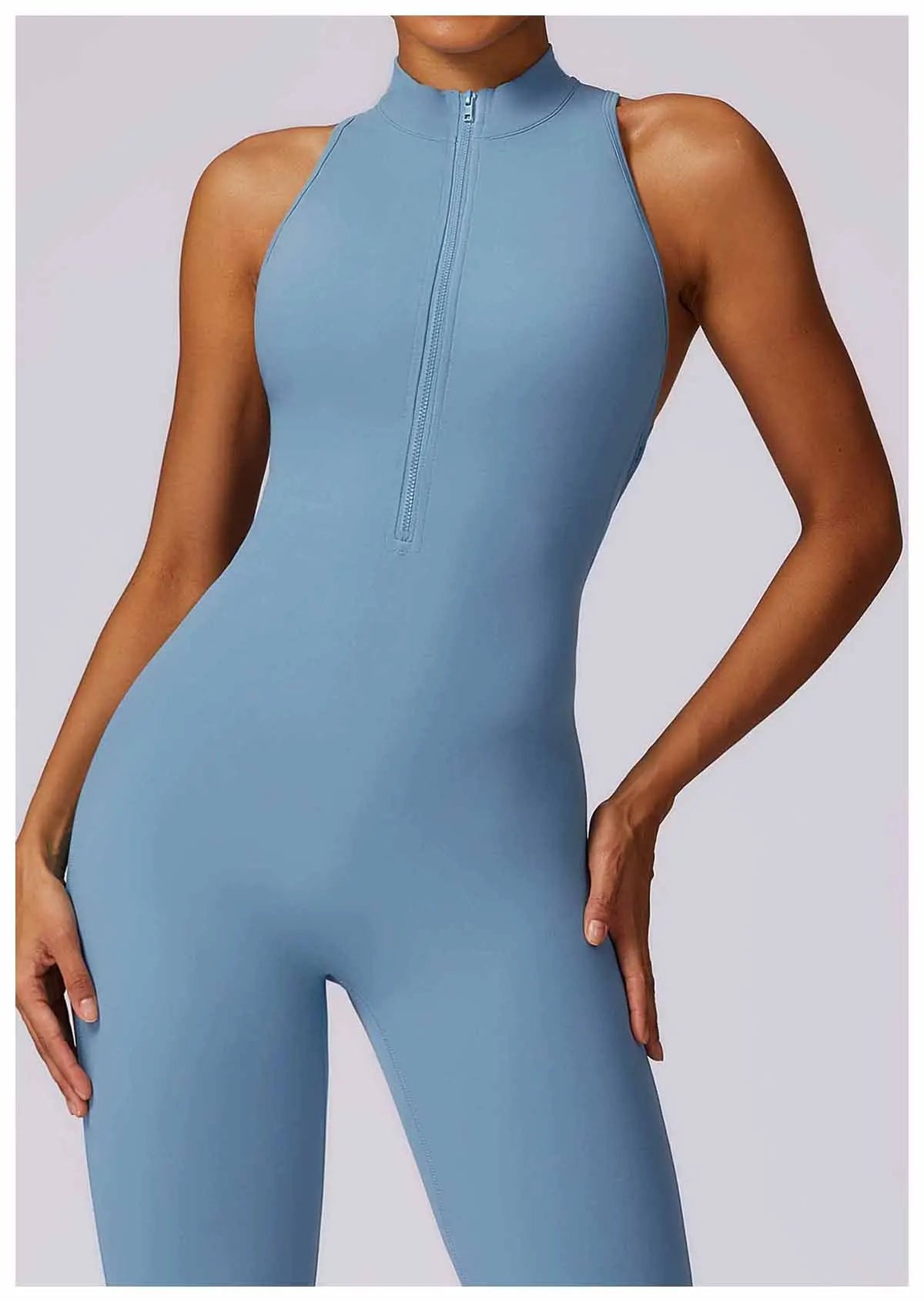 V Back One-Piece Yoga Suit for Women