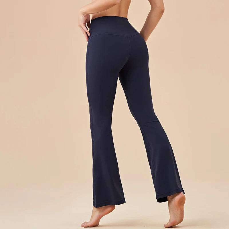 Womens Bell Bottom Yoga Pants – Stretch & Comfort