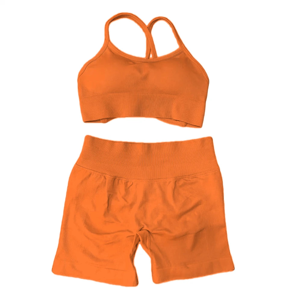 Women's Seamless Gym Set - Soft, Stretchy Activewear