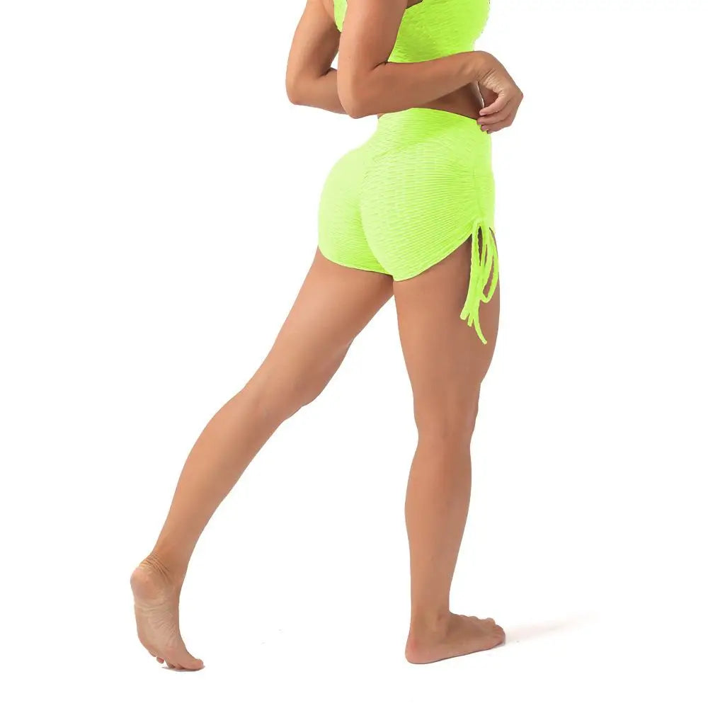KiKis Push Up Sport Shorts Women - Textured High Waist