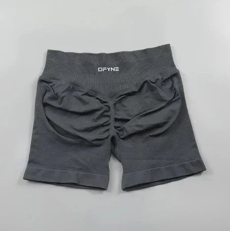 Df Impact Brand Shorts Low Waist Seamless Yoga Shorts Scrunch Bum Gym Shorts Women Workout Biker Stretch Fitness Short