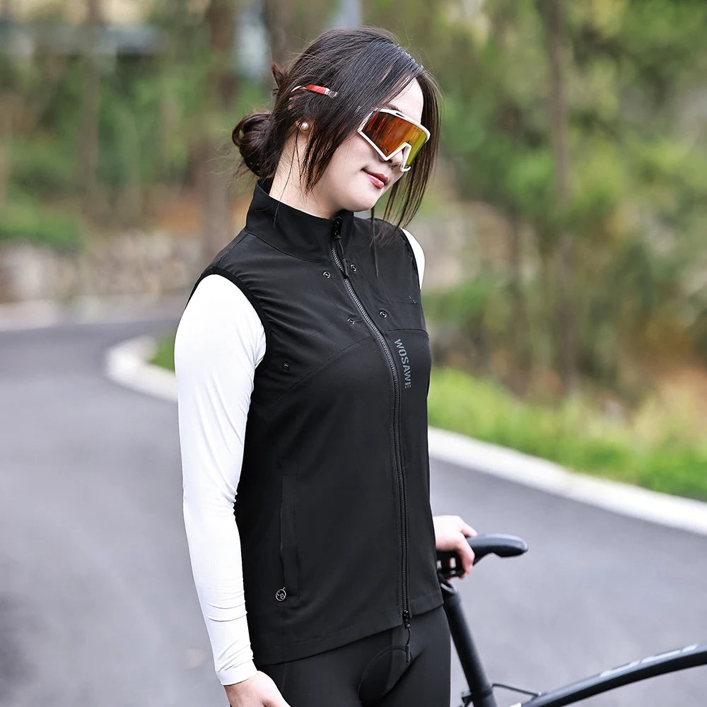 Women's Reflective Cycling Jackets - Neon Green Set