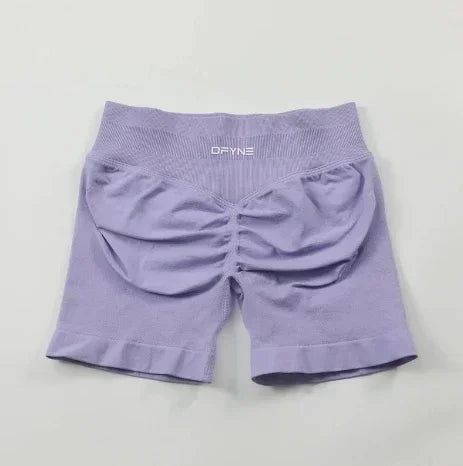 Df Impact Brand Shorts Low Waist Seamless Yoga Shorts Scrunch Bum Gym Shorts Women Workout Biker Stretch Fitness Short