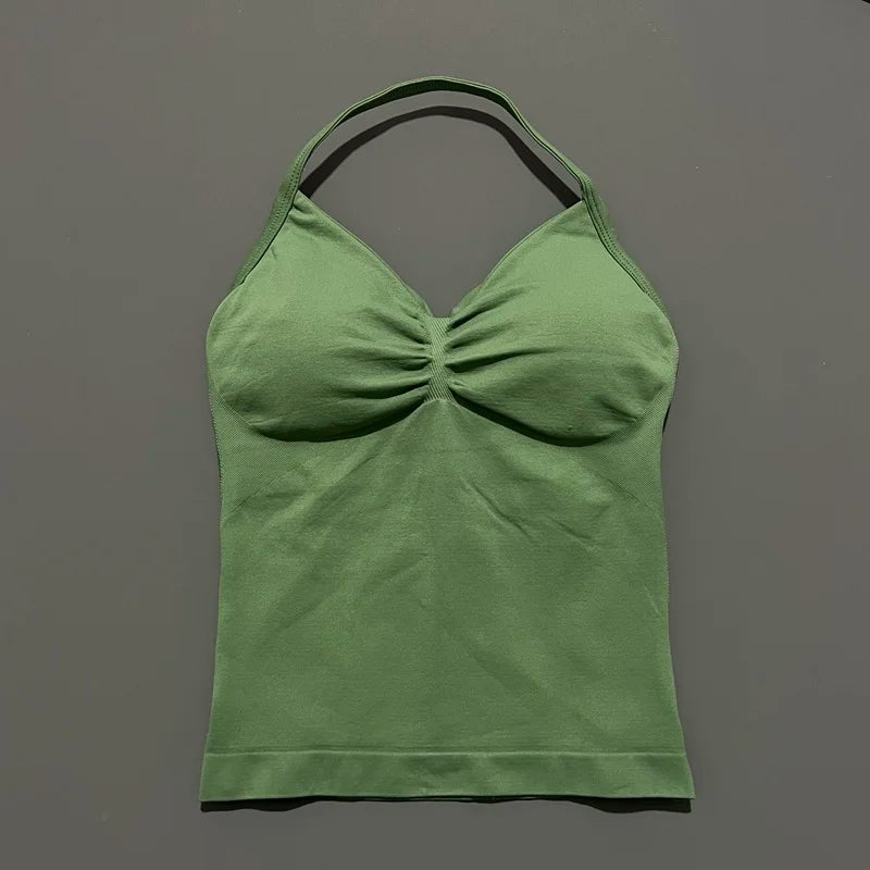 Open Back Yoga Tank Top for Women - Comfortable & Stylish