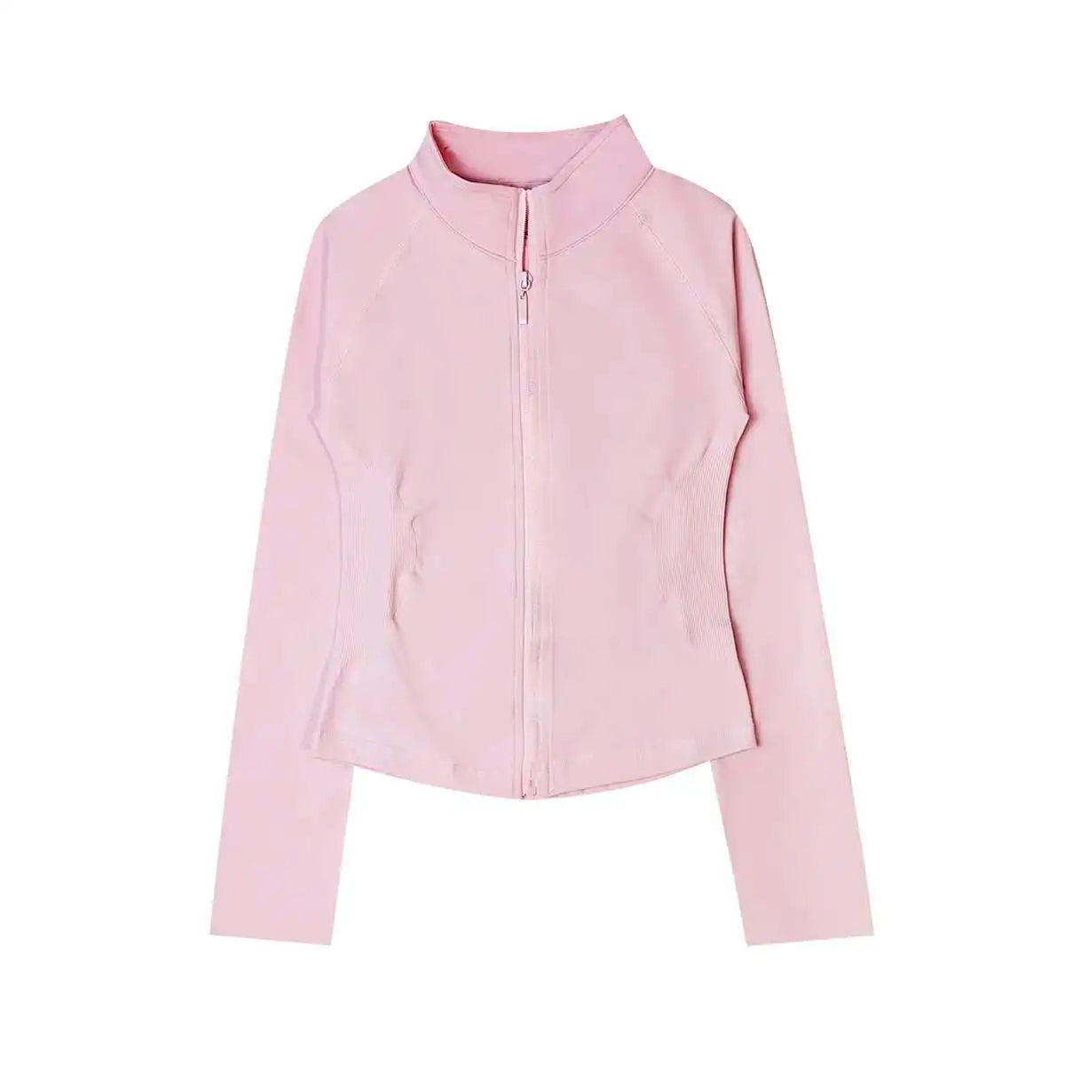 Seamless Zip Workout Jacket for Women – Slim Fit