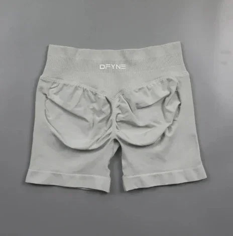 Df Impact Brand Shorts Low Waist Seamless Yoga Shorts Scrunch Bum Gym Shorts Women Workout Biker Stretch Fitness Short