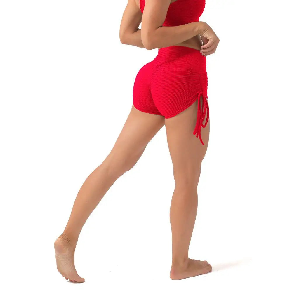 KiKis Push Up Sport Shorts Women - Textured High Waist