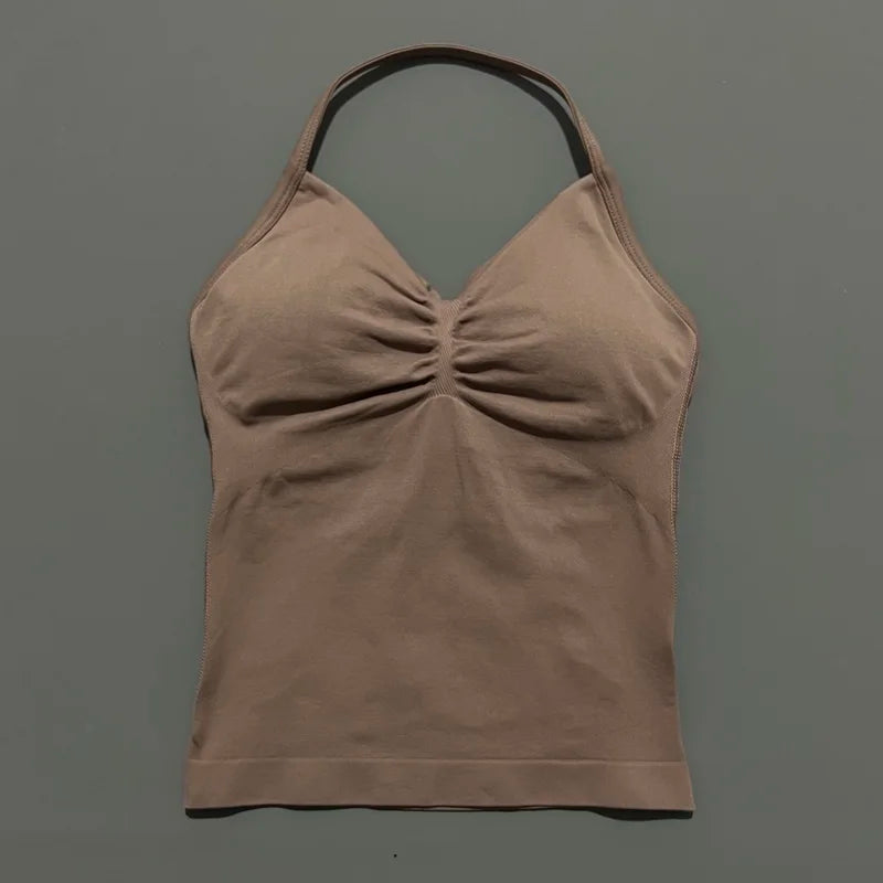 Open Back Yoga Tank Top for Women - Comfortable & Stylish