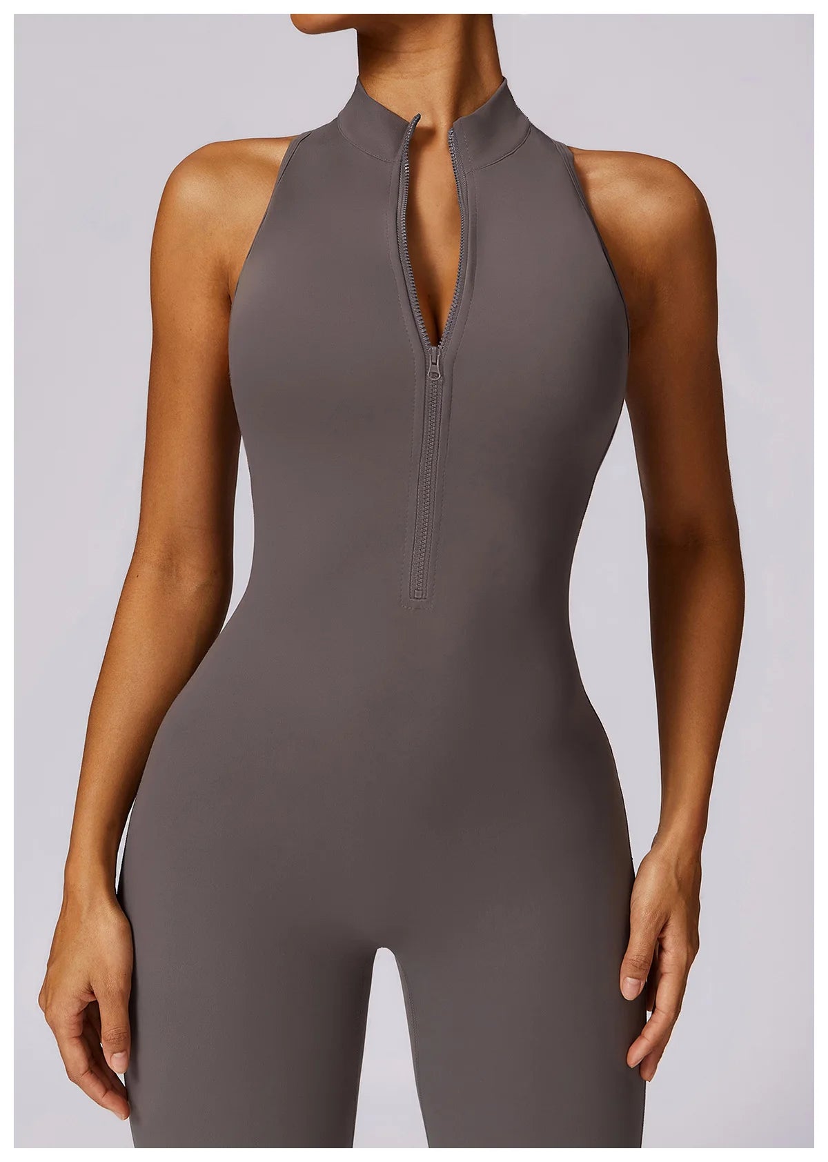 V Back One-Piece Yoga Suit for Women
