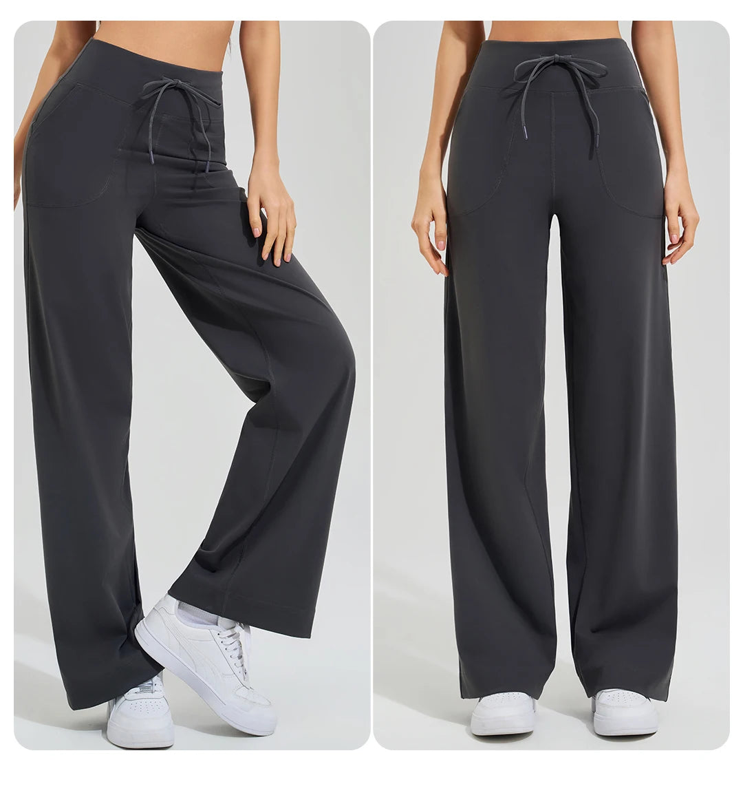 Women's High Waist Loose Running Yoga Pants