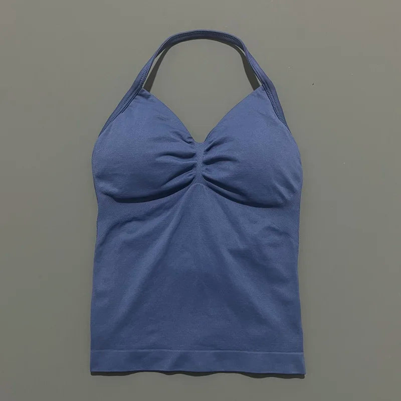 Open Back Yoga Tank Top for Women - Comfortable & Stylish