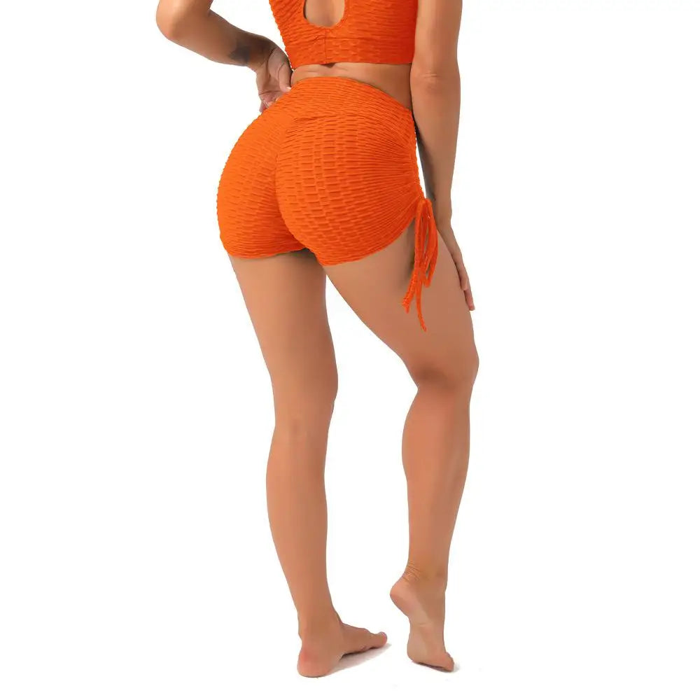 KiKis Push Up Sport Shorts Women - Textured High Waist