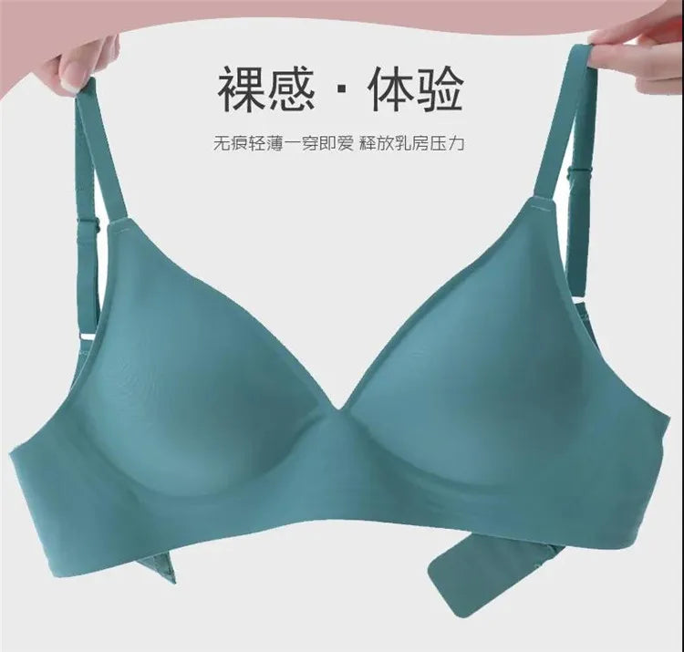 Seamless Push Up Bra for Women - Thin & Adjustable
