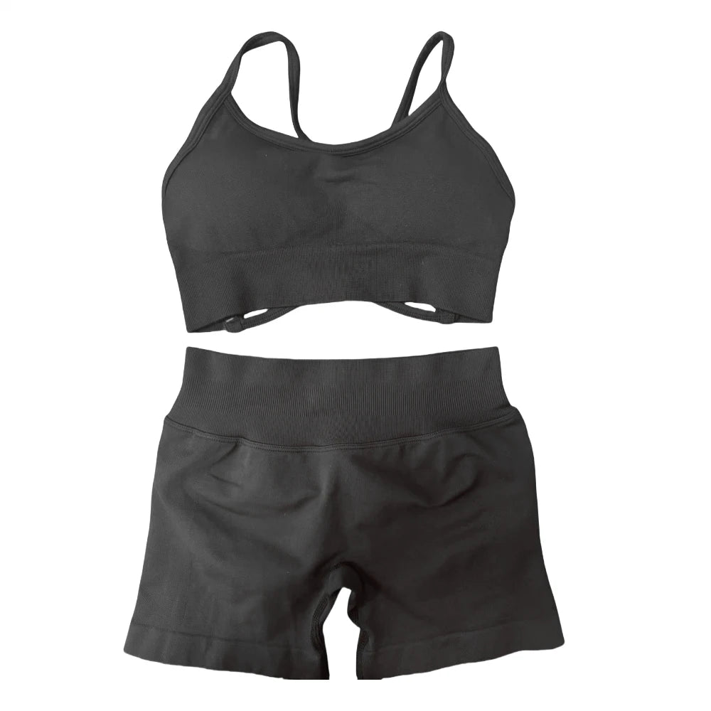 Women's Seamless Gym Set - Soft, Stretchy Activewear