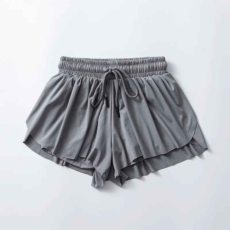 KiKis Yoga Running Skirt Shorts for Women with Pocket
