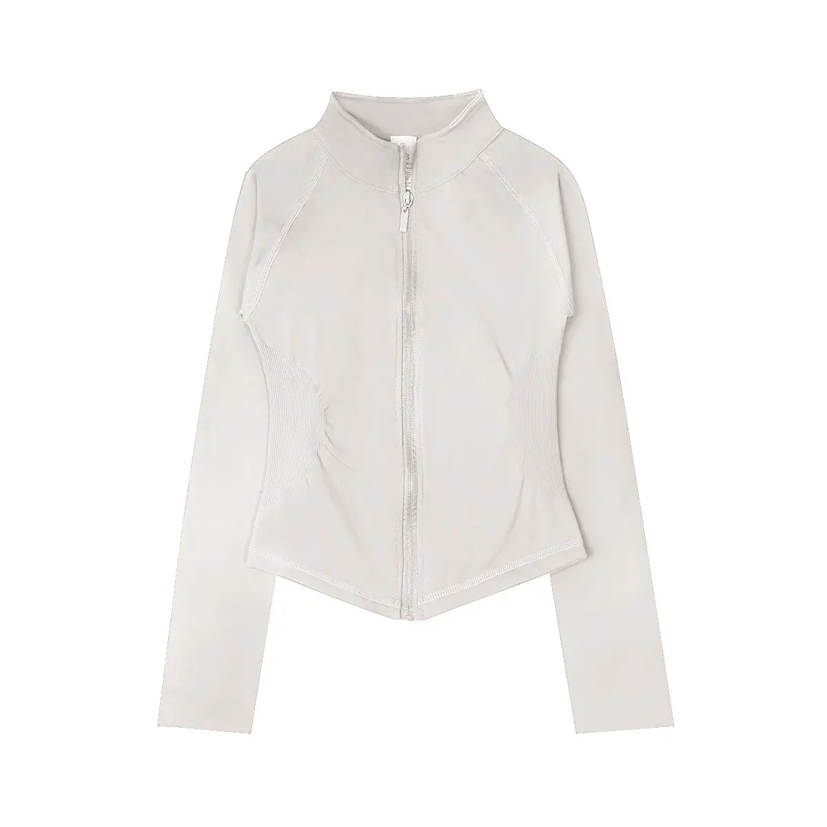 Seamless Zip Workout Jacket for Women – Slim Fit