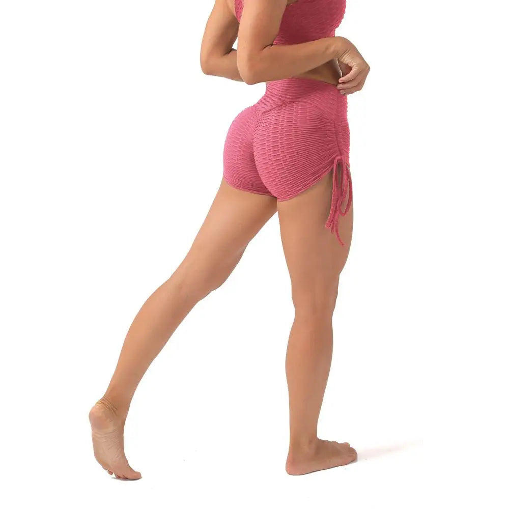 KiKis Push Up Sport Shorts Women - Textured High Waist