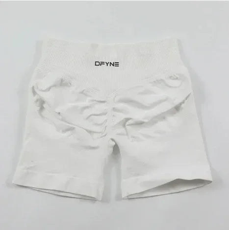 Df Impact Brand Shorts Low Waist Seamless Yoga Shorts Scrunch Bum Gym Shorts Women Workout Biker Stretch Fitness Short