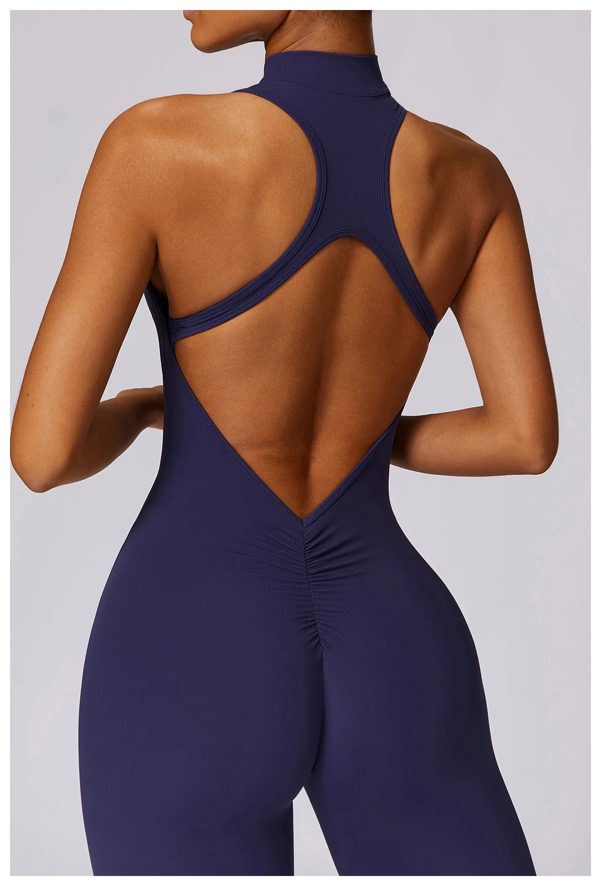 V Back One-Piece Yoga Suit for Women