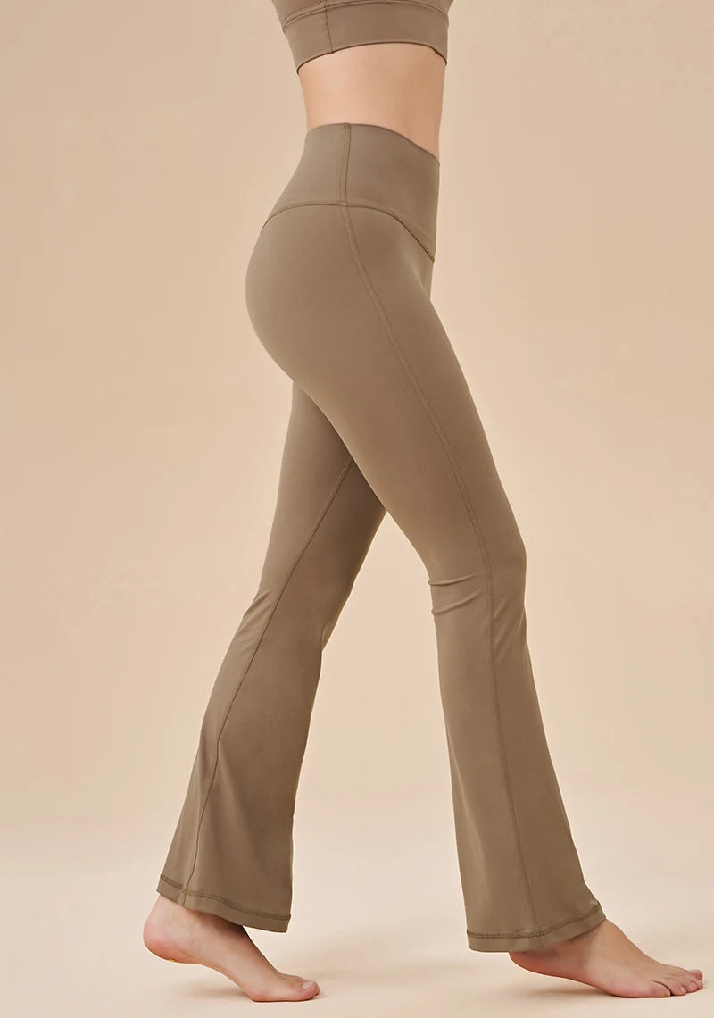 Womens Bell Bottom Yoga Pants – Stretch & Comfort
