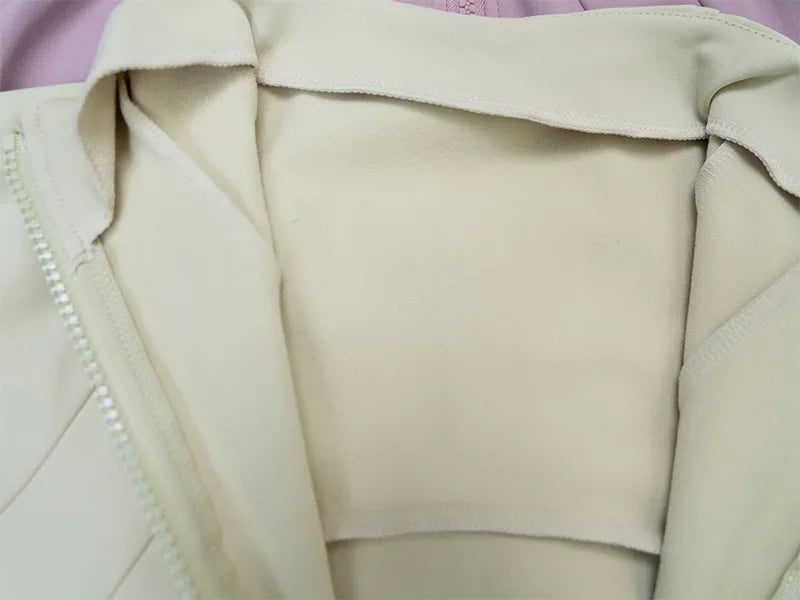 Women's Fleece Yoga Jacket - Cozy & Stretchy