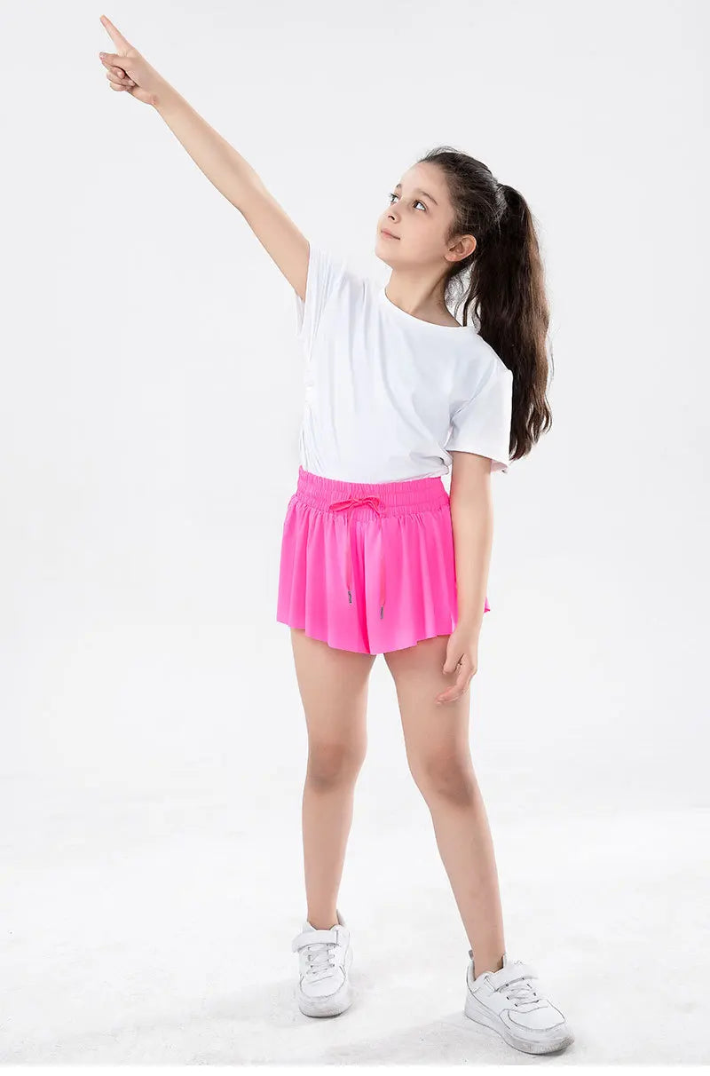 KiKis Yoga Running Skirt Shorts for Women with Pocket