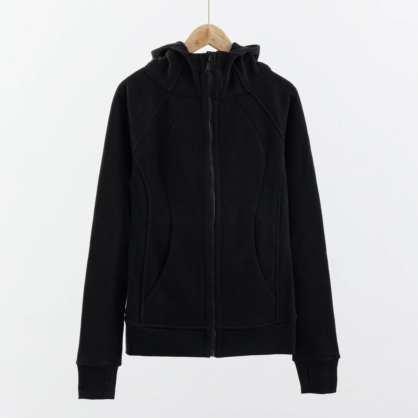 Women's Running Zip Up Hoodie with Windproof Collar