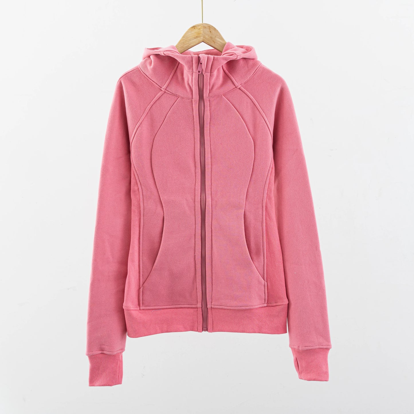 Women's Running Zip Up Hoodie with Windproof Collar