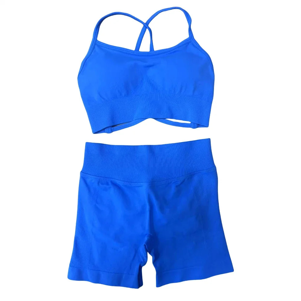 Women's Seamless Gym Set - Soft, Stretchy Activewear
